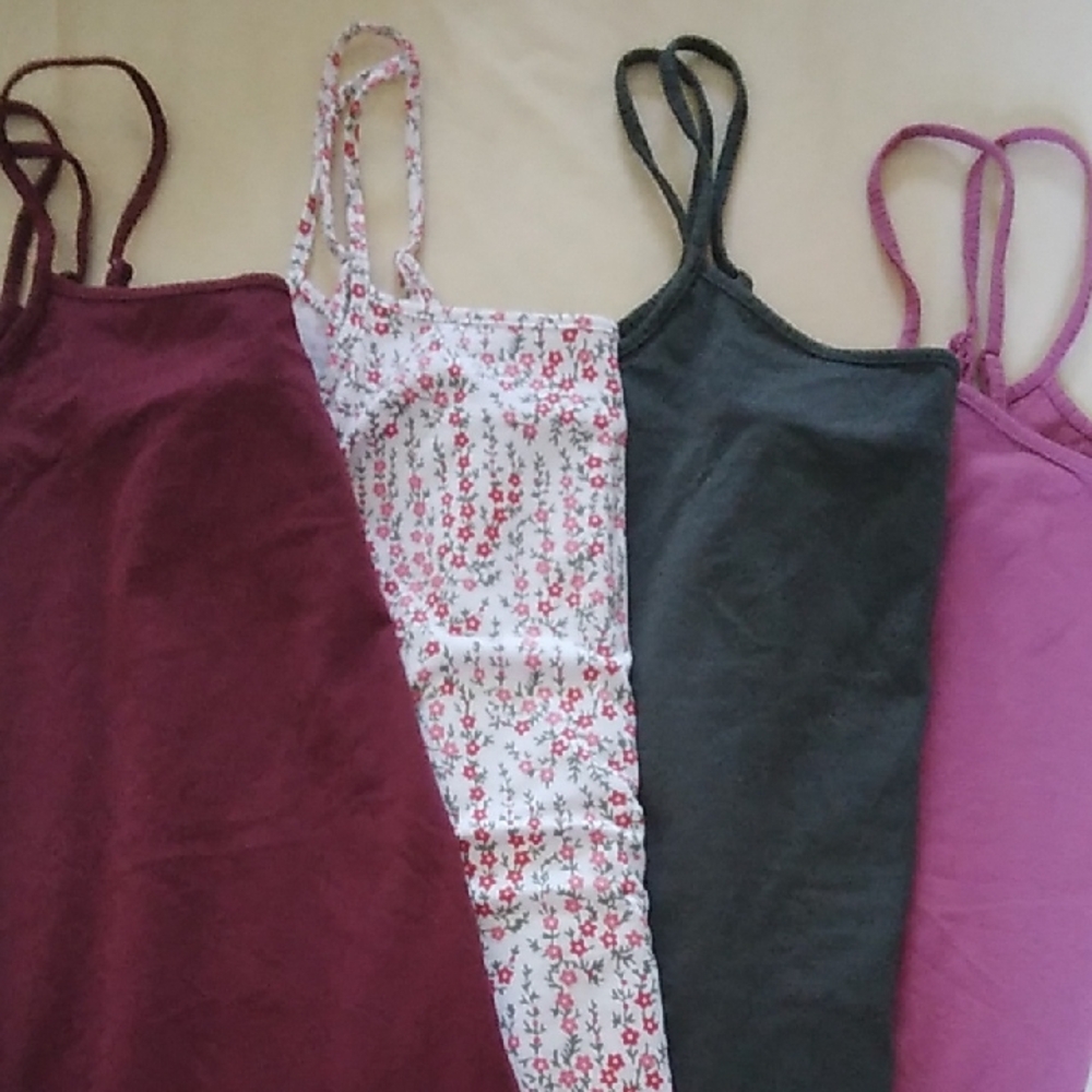 LOFT Burgundy, Floral, Green, and Pink Camisoles